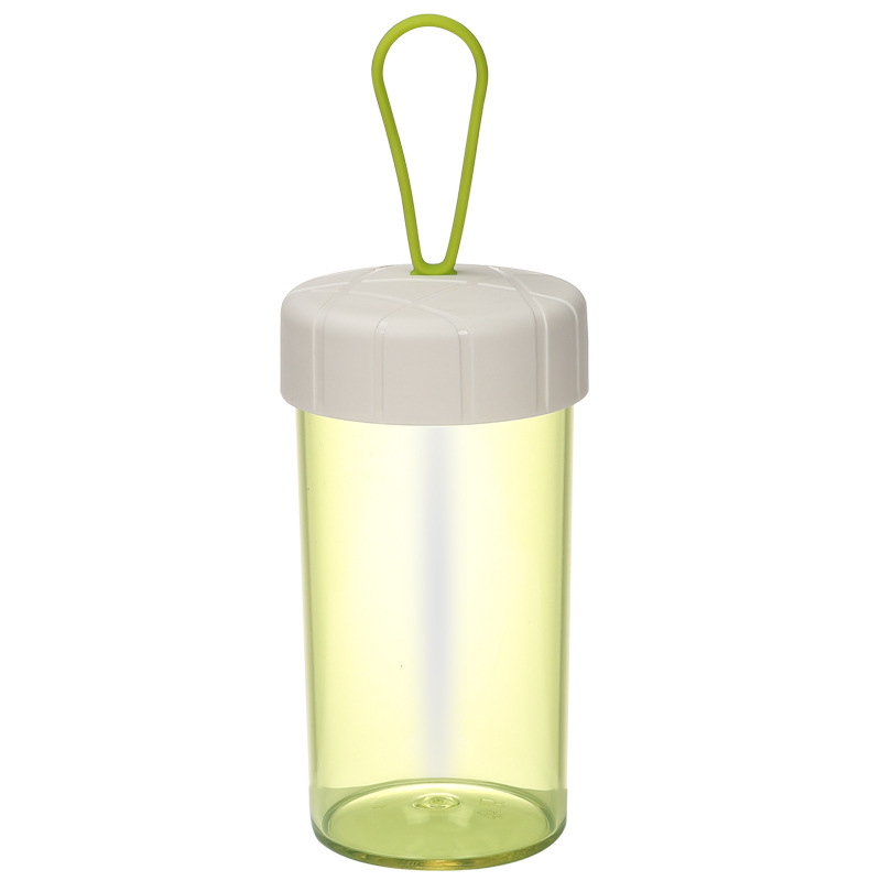 學生便攜帶手提繩塑料隨身水杯杯子可印logo可批發(fā)